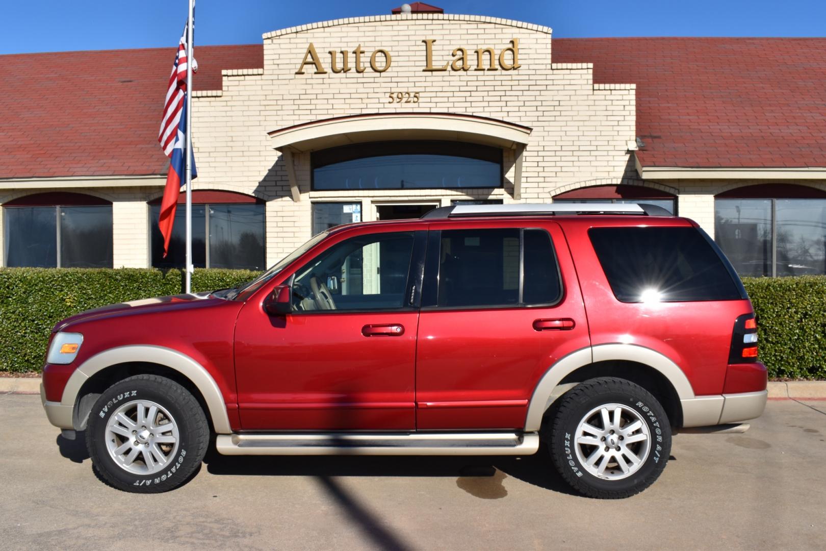 2006 Red /Tan Ford Explorer Eddie Bauer 4.0L 2WD (1FMEU64E76U) with an 4.0L V6 SOHC 16V engine, 5-Speed Automatic Overdrive transmission, located at 5925 E. BELKNAP ST., HALTOM CITY, TX, 76117, (817) 834-4222, 32.803799, -97.259003 - Buying a 2006 Ford Explorer can offer benefits such as affordability, availability of parts, spacious interior, towing capability, and off-road capability if equipped with the appropriate package. Additionally, older vehicles like the 2006 model may have simpler technology, making maintenance and re - Photo#0